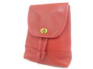 「NX」COACH レザー リュック H5C-9960